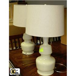 PAIR OF LAMPS
