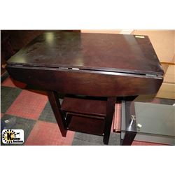 DOUBLE DROP LEAF WOOD TABLE