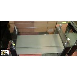 GLASSTOP COFFEE TABLE
