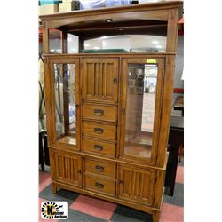 WOODEN BUFFET & HUTCH