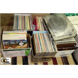 PALLET OF 6 BOXES OF COUNTRY RECORDS INCL.