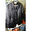 Image 1 : LEATHER COAT SIZE  LARGE FROM DANIER