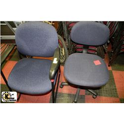 TWO OFFICE CHAIRS