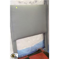 SHOWHOME LIGHT BLUE SINGLE SIZE PADDED HEADBOARD