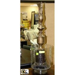 SHOWHOME GLASS PLANTER WITH ORNAMENT