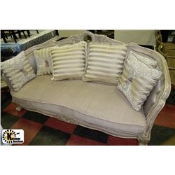DELUXE CARVED STYLE SOFA AND LOVE SEAT-MATCHES