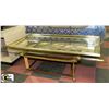 Image 1 : BRASS GLASSTOP COFFEE TABLE