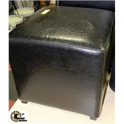 LEATHERETTE OTTOMAN