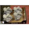 Image 1 : LOT OF 4 CONCRETE SQUIRRELS 5"