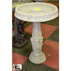 CONCRETE MUSHROOM BIRD BATH 16" X 23"