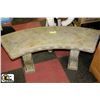 Image 1 : RESIN GARDEN BENCH GOLD 46"W