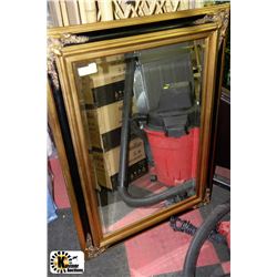 GOLD TONE FRAMED MIRROR