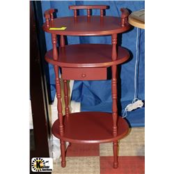 WOODEN TELEPHONE TABLE WITH DRAWER