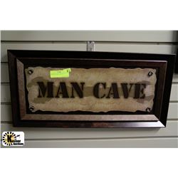 MAN-CAVE SIGN - 23" X 11"