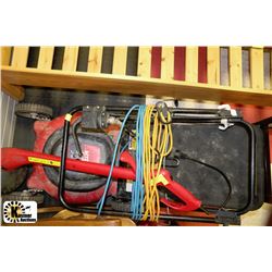 MTD YARD ELECTRIC MOWER WITH BAG & SPECTRA TOOLS