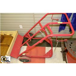 DOUBLE CYLINDER WELDING CART WITH HARD TIRES