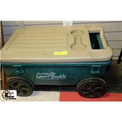 AMES LAWN BUDDY WHEELABLE STORAGE CART