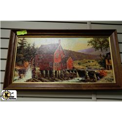 OIL ON CANVAS FRAMED PICTURE SIGNED WPSTAL