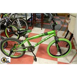 AVIGO DEADHEAD METALLIC GREEN BMX BIKE