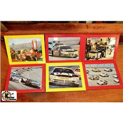 COLLECTION OF 6 NASCAR FRAMED DISPLAYS
