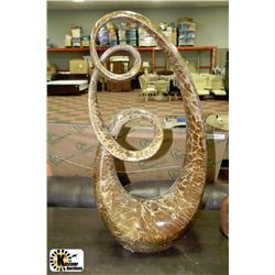 SHOWHOME DOUBLE SWIRL ORNAMENT 29" HIGH