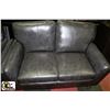 Image 2 : NEW CHARCOAL GREY LEATHERETTE 83" SOFA  AND