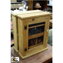 LOT OF 2 KNICK KNACK SHELVES