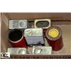 Image 1 : BOX WITH VINTAGE COLLECTOR TINS INCL. NABOB PURE
