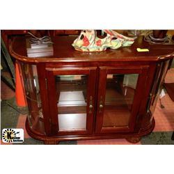 ESTATE WOOD 2-DOOR, 2-TIER DISPLAY