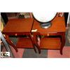 Image 1 : A PAIR OF LIVINGROOM END TABLES