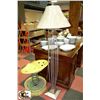 Image 1 : SHEEPHEAD FLOOR LAMP WITH SHADE 60"H