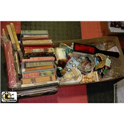 LOT OF VINTAGE BOOKS AND COLLECTIBLES