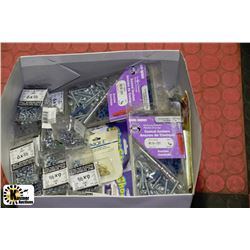 LOT OF MISCELLANOUS SCREWS AND HARDWARE