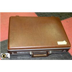 BROWN SAMSONITE COMBINATION LOCK