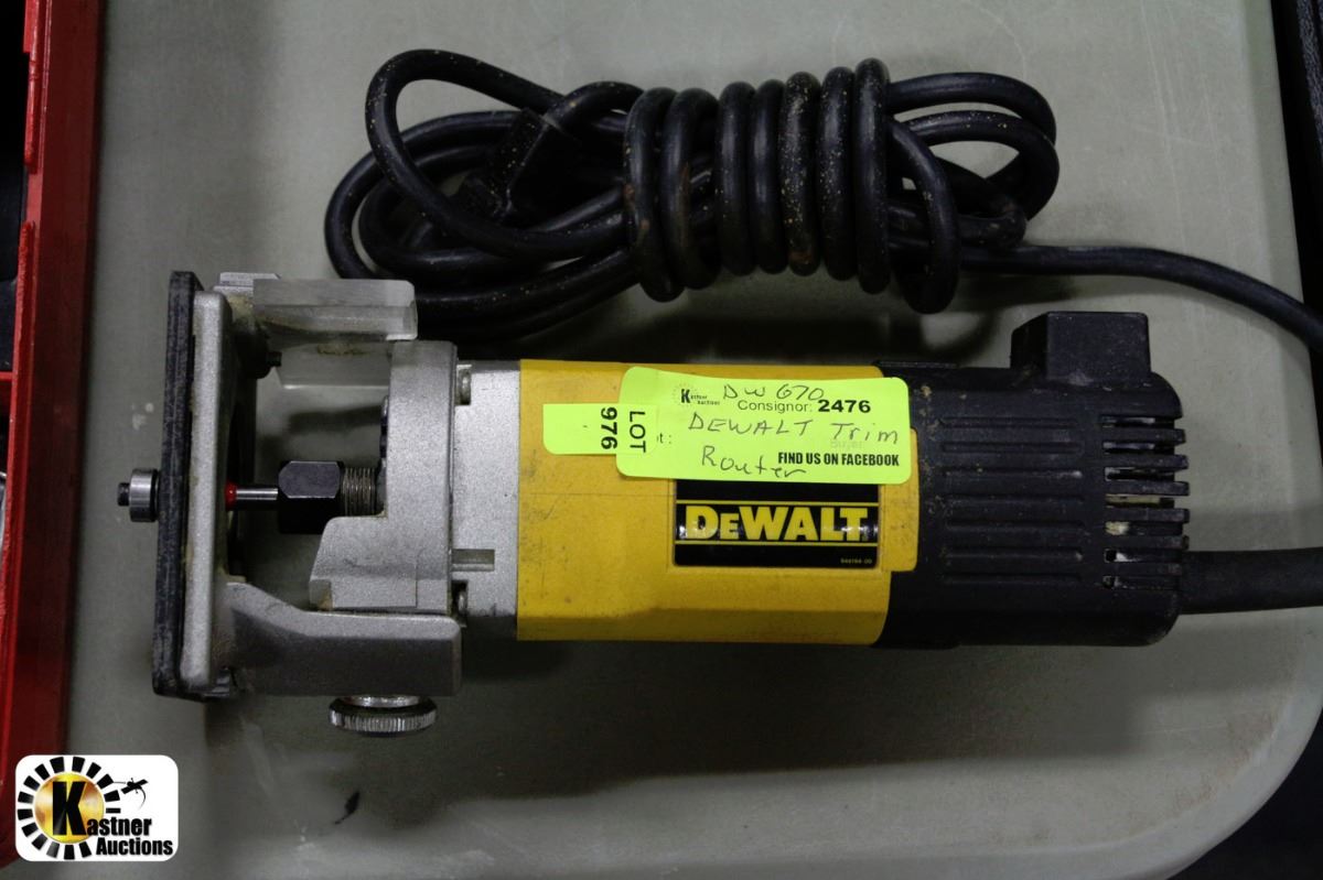 Dw670 Router DEWALT DW670 TRIM ROUTER