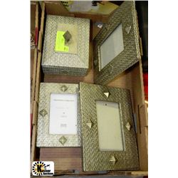 FLAT WITH 2 MATCHING PICTURE FRAMES,JEWELLERY BOX
