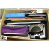 Image 1 : BOX OF OFFICE SUPPLIES INCLUDING: