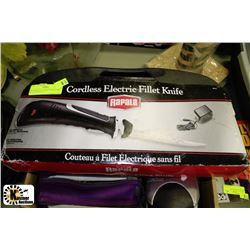 NEW RAPALA  CORDLESS ELECTRIC FILLET KNIFE IN