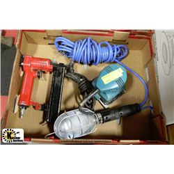 FLAT WITH TROUBLE LIGHT,AIR STAPLER & MAKITA