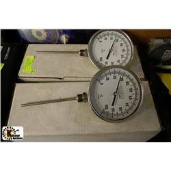 4 NEW THERMOMETERS COMMERCIAL SIZE *HOT TEMPS*