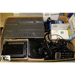 FLAT WITH ASSORTED ELECTRICAL INCLUDING POWER BAR