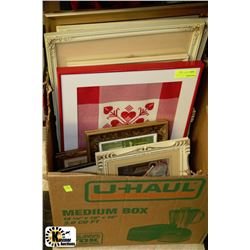 ESTATE COLLECTION OF FRAMED PICTURES-SOME VINTAGE