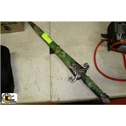 JADE COLOUR DECORATIVE DAGGER