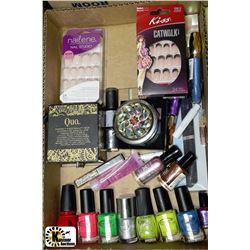 FLAT W/NAIL, MAKEUP PRODUCTS &