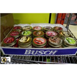 NEW FLAT OF 15 SMALL JAR CANDLES