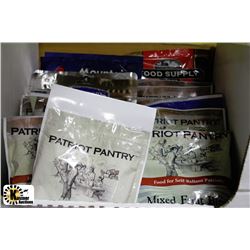 NEW 15 POUCHES OF BACKPACKING & CAMPING FOOD