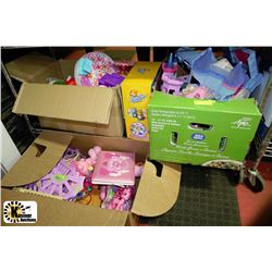 3 BOXES OF ASSORTED CHILDRENS TOYS