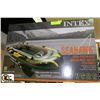 Image 1 : NEW SEAHAWK 4-PERSON BOAT WITH OARS & PUMP