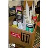 Image 1 : BUNDLE OF CONSTRUCTION SUPPLIES INCLUDING