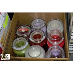 NEW FLAT OF 7 EX-LARGE SCENTED YANKEE PEPPERIDGE